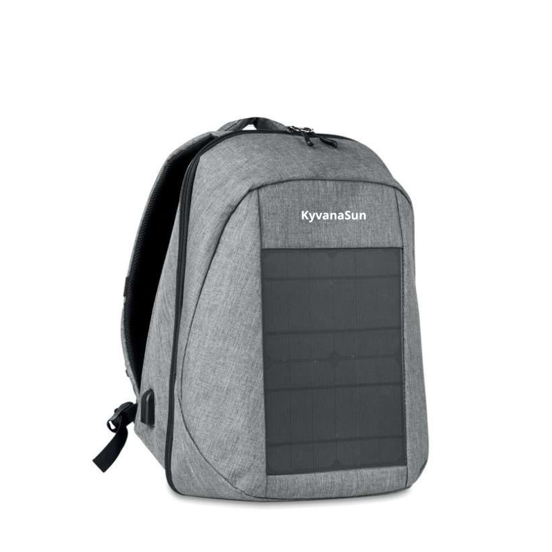 Sac à Dos Solaire KyvanaSun Thida – Éco-conçu avec Port USB | Rechargement Nomade