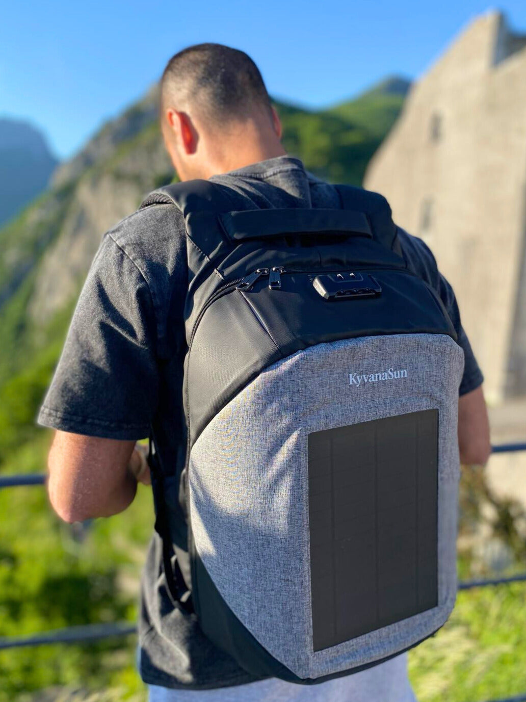 Sac à Dos Solaire KyvanaSun Soléa – Grand Format 6,5W | Élégant & Pratique
