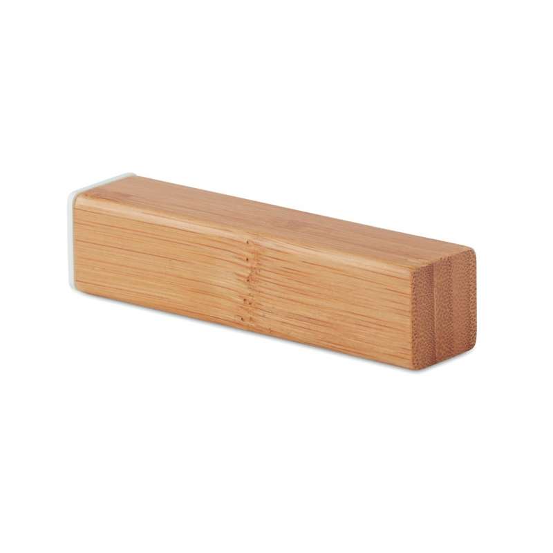 Batterie externe 2200 mAh en bambou naturel & recyclable