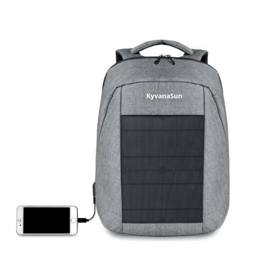 Sac à Dos Solaire KyvanaSun Thida – Éco-conçu avec Port USB | Rechargement Nomade