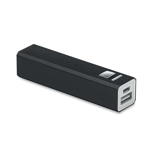 Power Bank 2200 mAh en Aluminium Recyclé – Compact & Éco-conçu